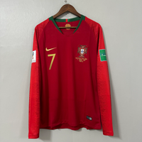 Portugal 2018 World Cup Home Long-Sleeve Jersey