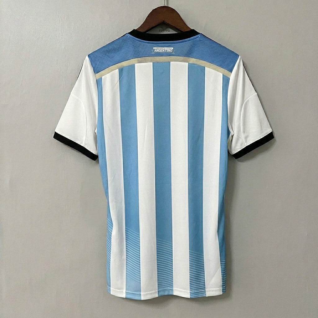 Argentina 2014 World Cup Home Retro Jersey – Player Edition
