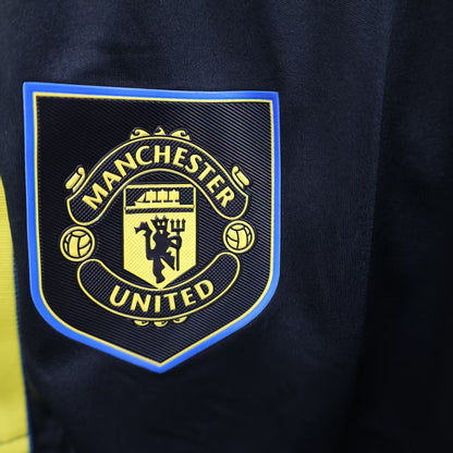 Manchester United 2025/26 Away Black Shorts – Player Edition