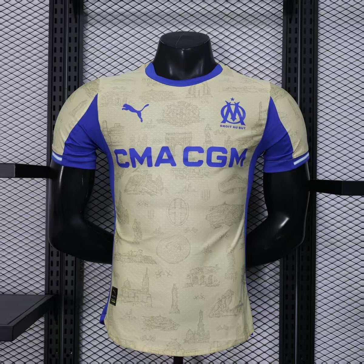 Olympique Marseille 2025/26 Away (Fourth Kit) Jersey – Player Edition
