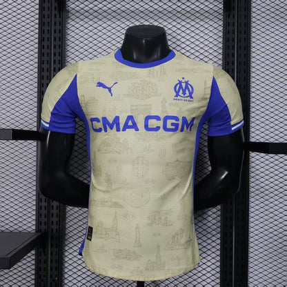 Olympique Marseille 2025/26 Away (Fourth Kit) Jersey – Player Edition