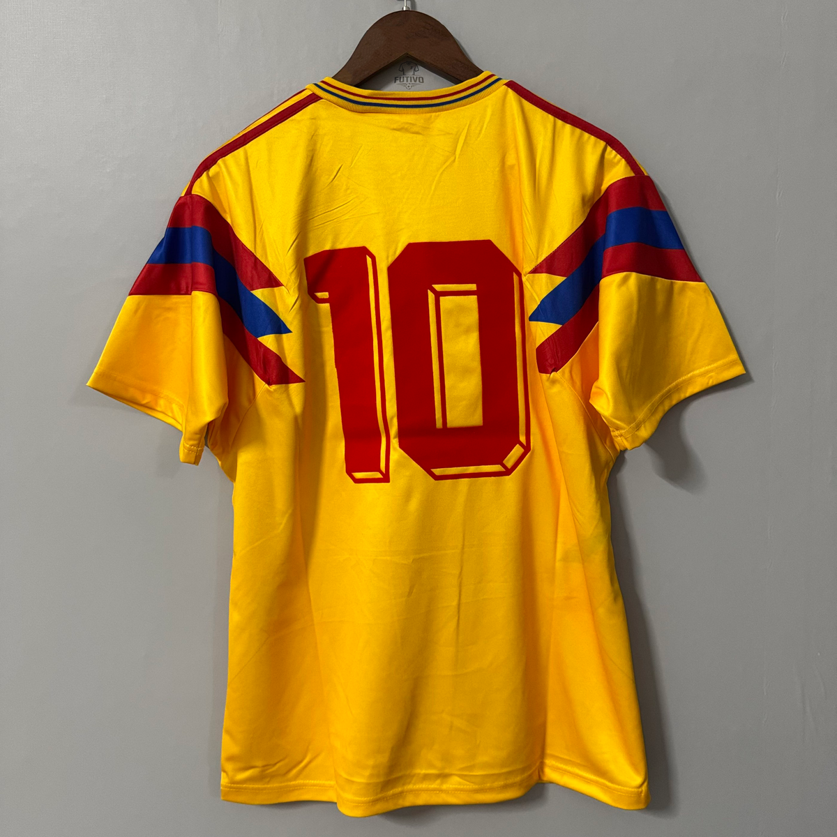Colombia 1990 World Cup Home Retro Jersey – #10