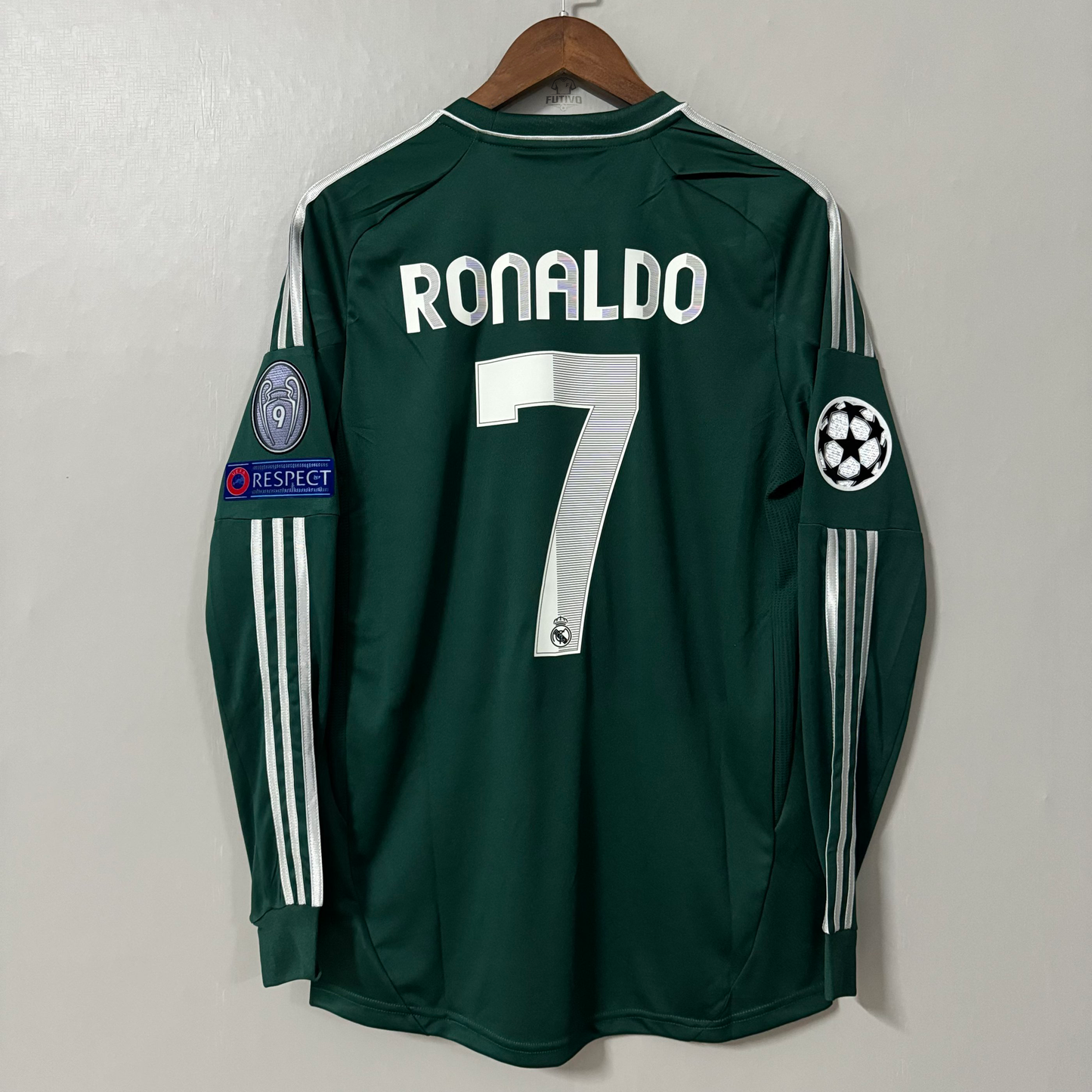 Real Madrid 2012/13 Away Long-Sleeve Retro Jersey