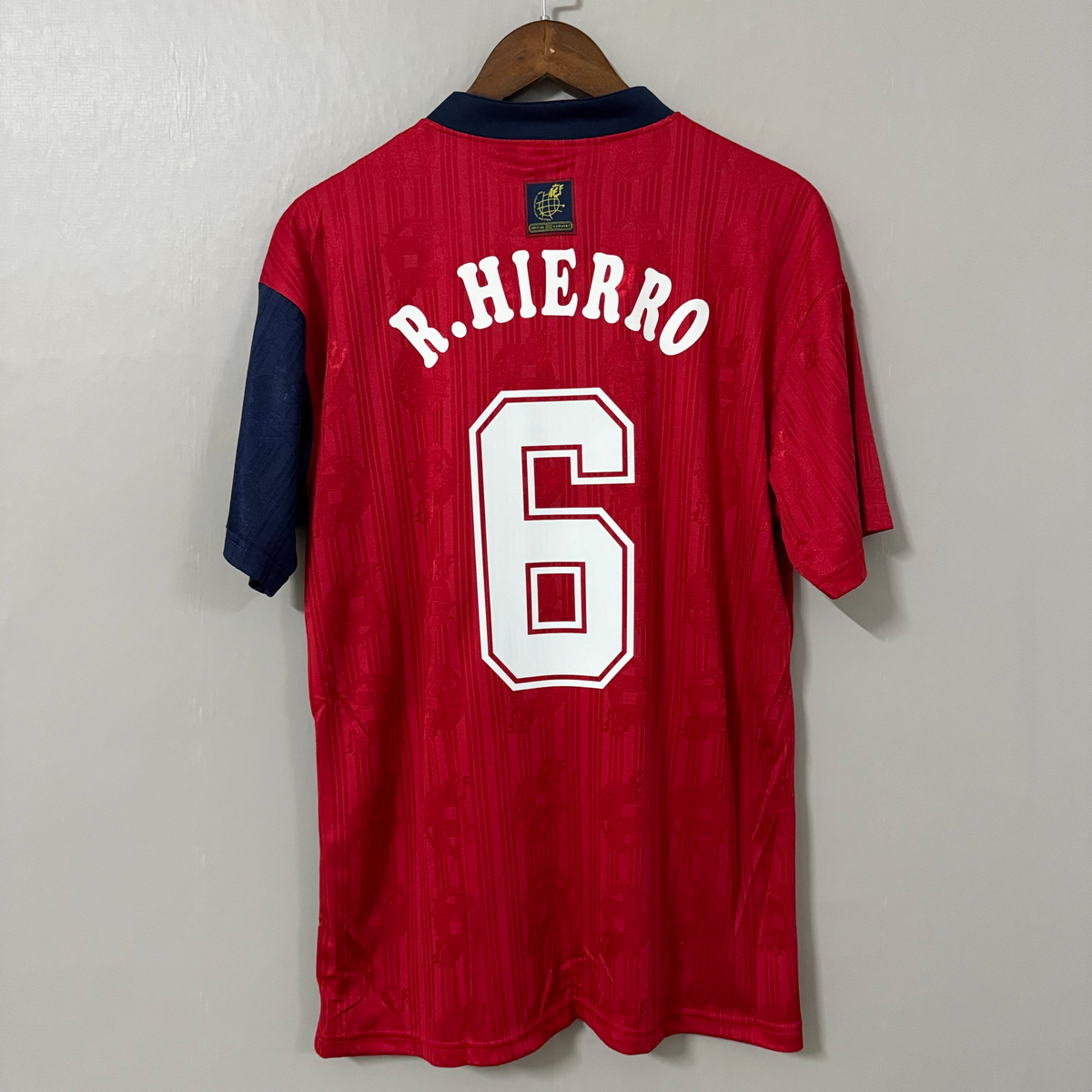 Spain 1996 Home Retro Jersey