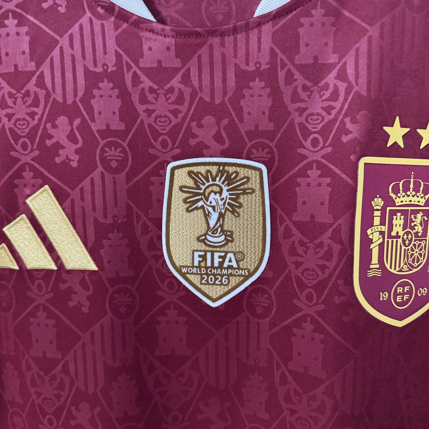 Spain 2026 Wine Red Champions Special Jersey