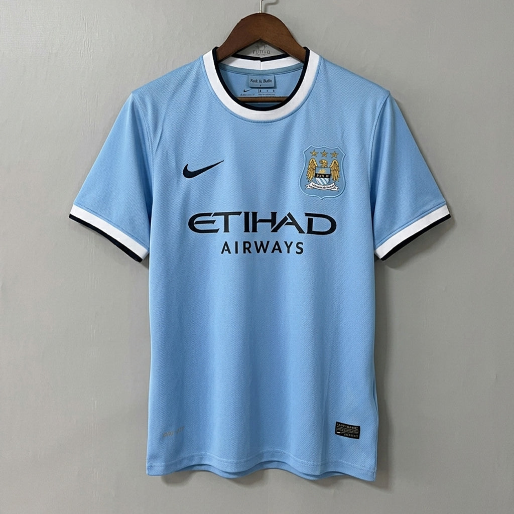 Manchester City 2013/14 Home Retro Jersey