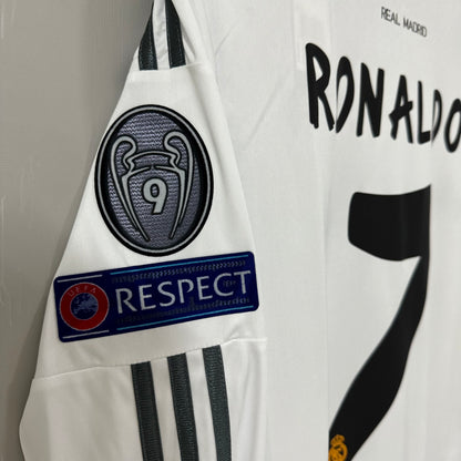 Real Madrid 2013/14 Home (UCL Final) Long-Sleeve Retro Jersey