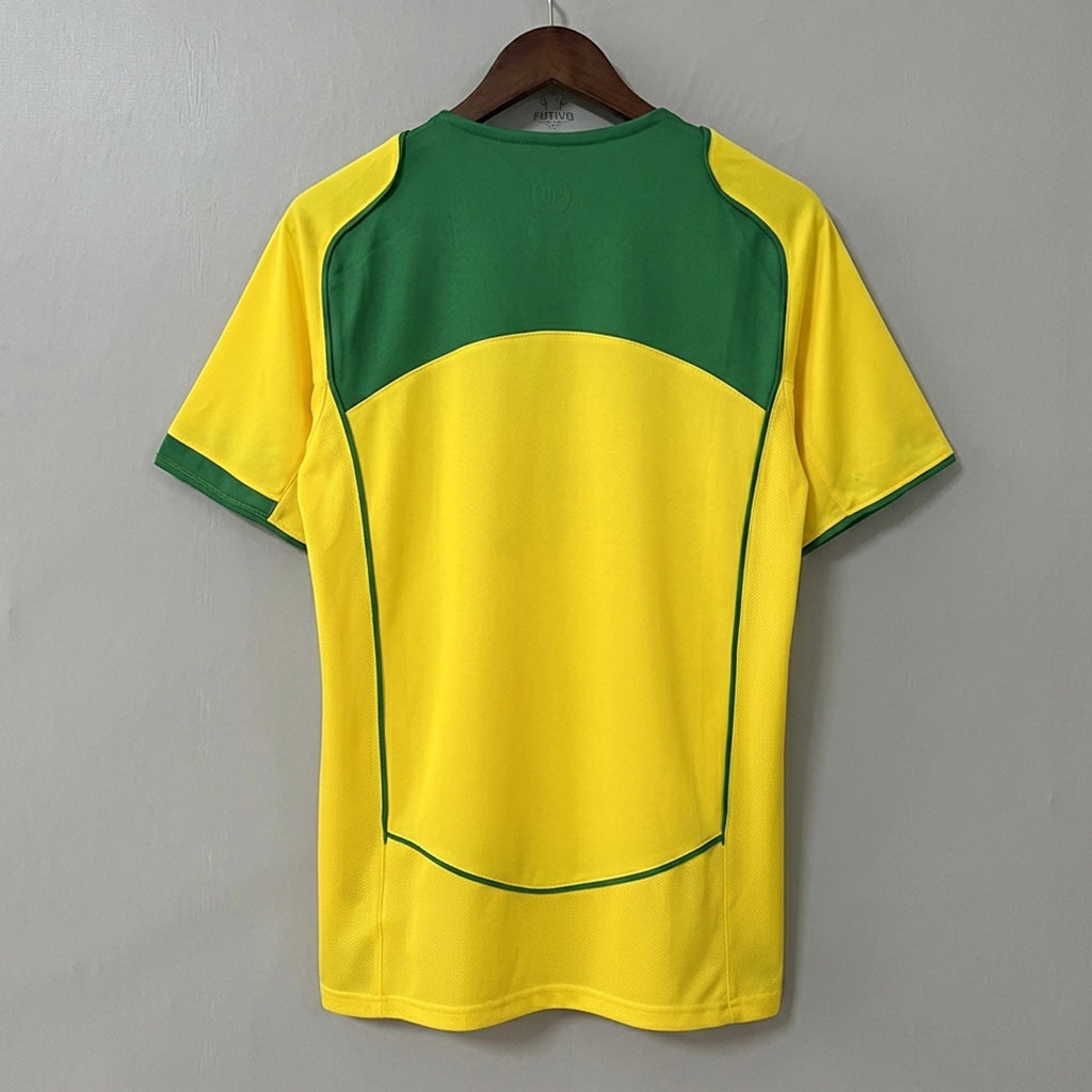 Brazil 2004 Home Retro Jersey