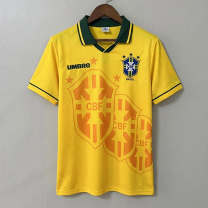 Brazil 1994 World Cup Home Retro Jersey