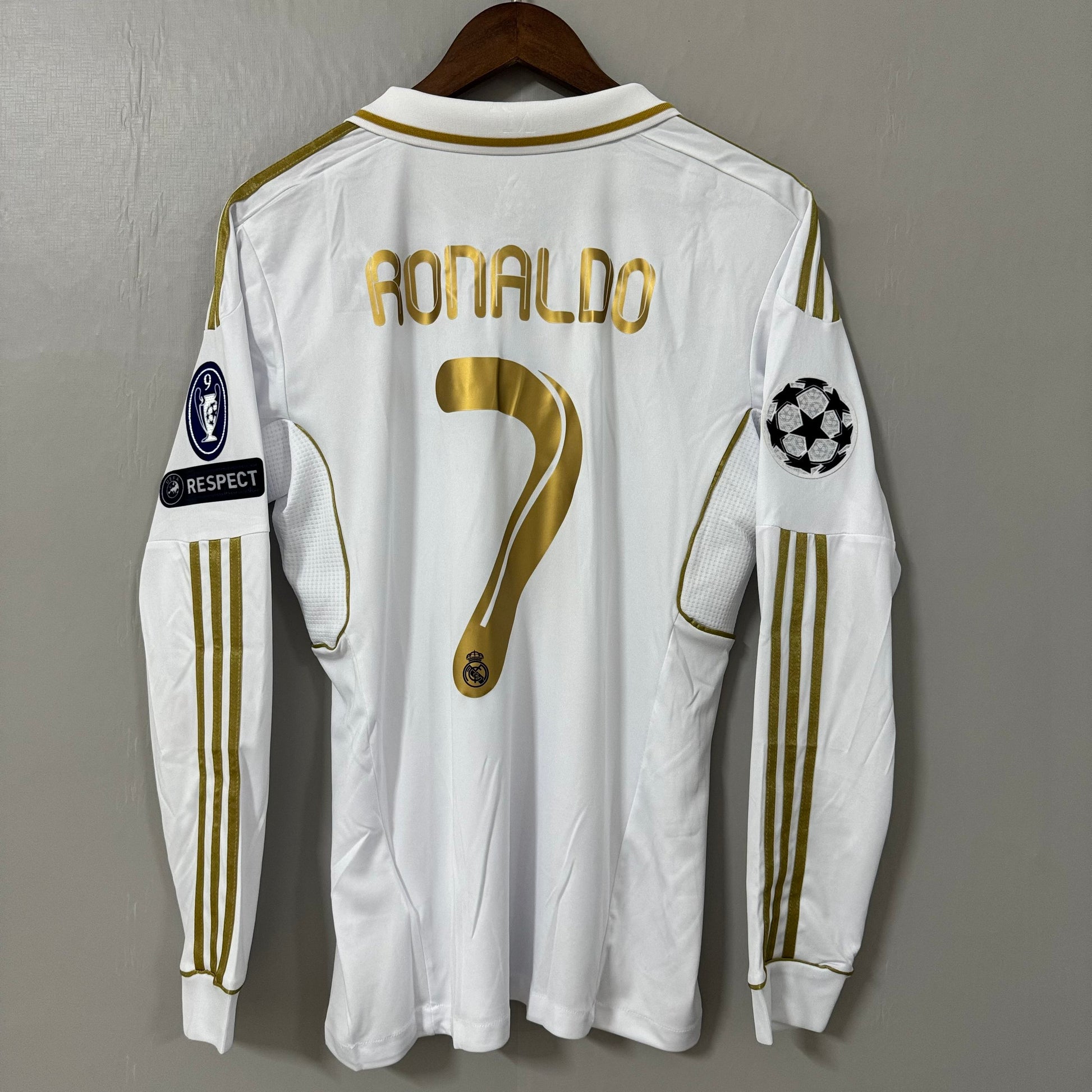 Real Madrid 2011/12 Home Long-Sleeve Retro Jersey