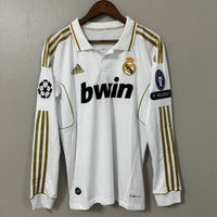 Real Madrid 2011/12 Home Long-Sleeve Retro Jersey
