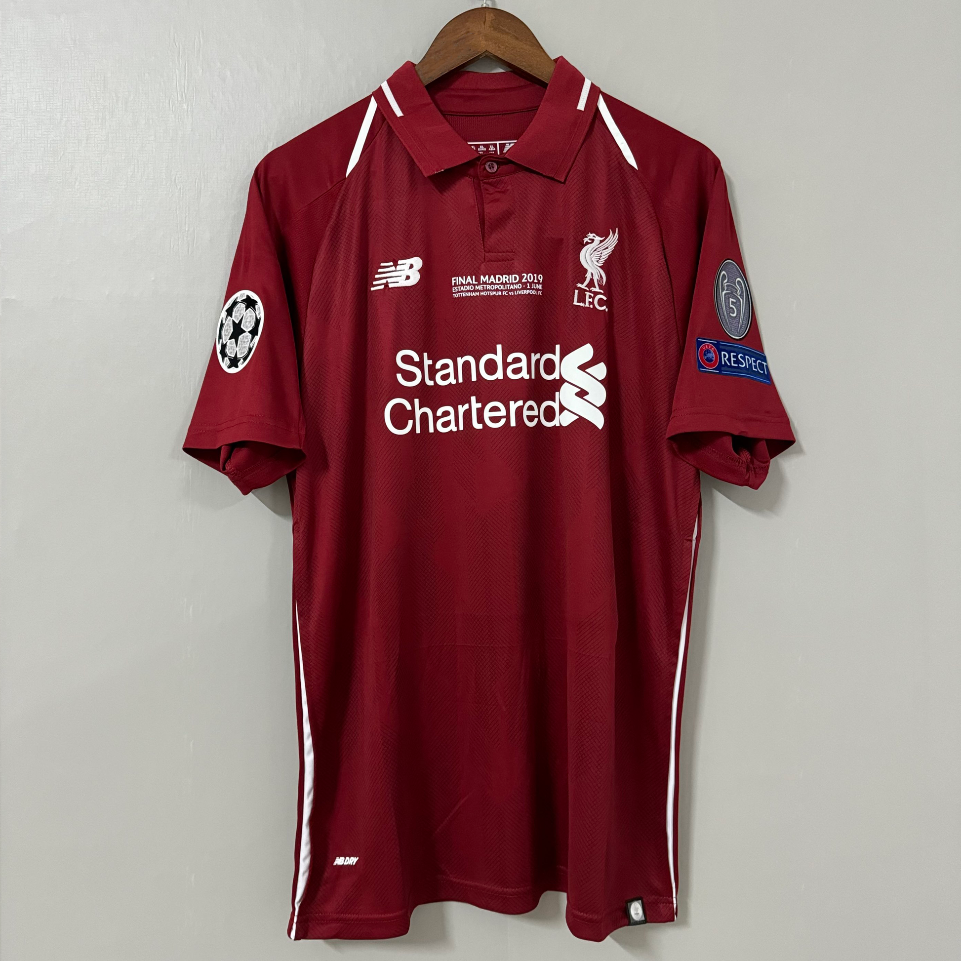 Liverpool 2018/19 Home (UCL Final) Jersey