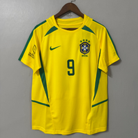 Brazil 2002 World Cup (Champions) Home Retro Jersey