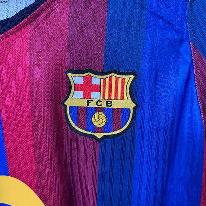 Barcelona 2026/27 Home Long-Sleeve Jersey – Player Edition