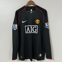Manchester United 2007/08 Away (League) Long-Sleeve Retro Jersey
