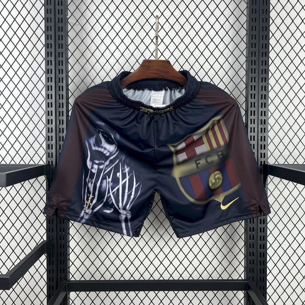 Barcelona x Travis Scott Skeleton Shorts