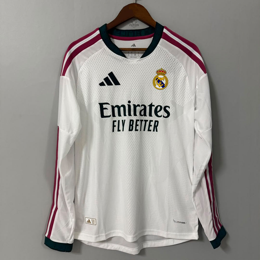 Real Madrid 2026/27 Home Long-Sleeve Jersey – Player Edition