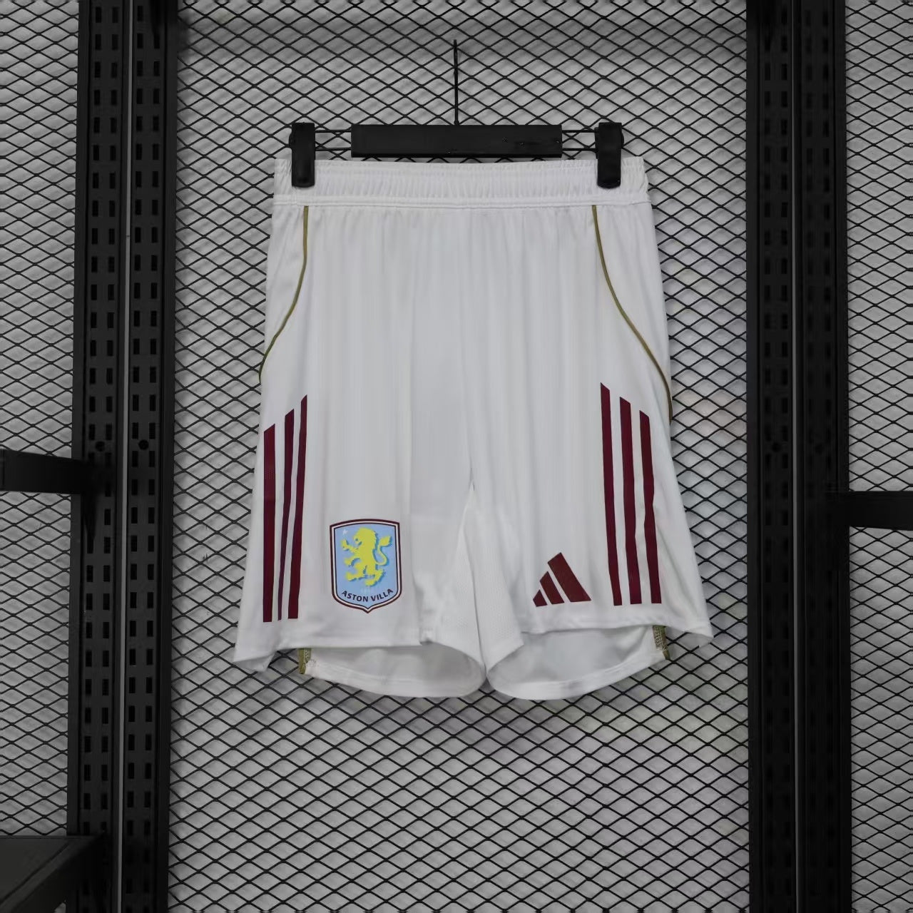 Aston Villa 2025/26 Home Shorts – Player Edition