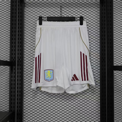 Aston Villa 2025/26 Home Shorts – Player Edition