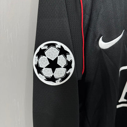 Manchester United 2007/08 Away (UCL) Long-Sleeve Retro Jersey