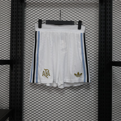 Argentina 50th Anniversary 2024/25 White Shorts – Player Edition