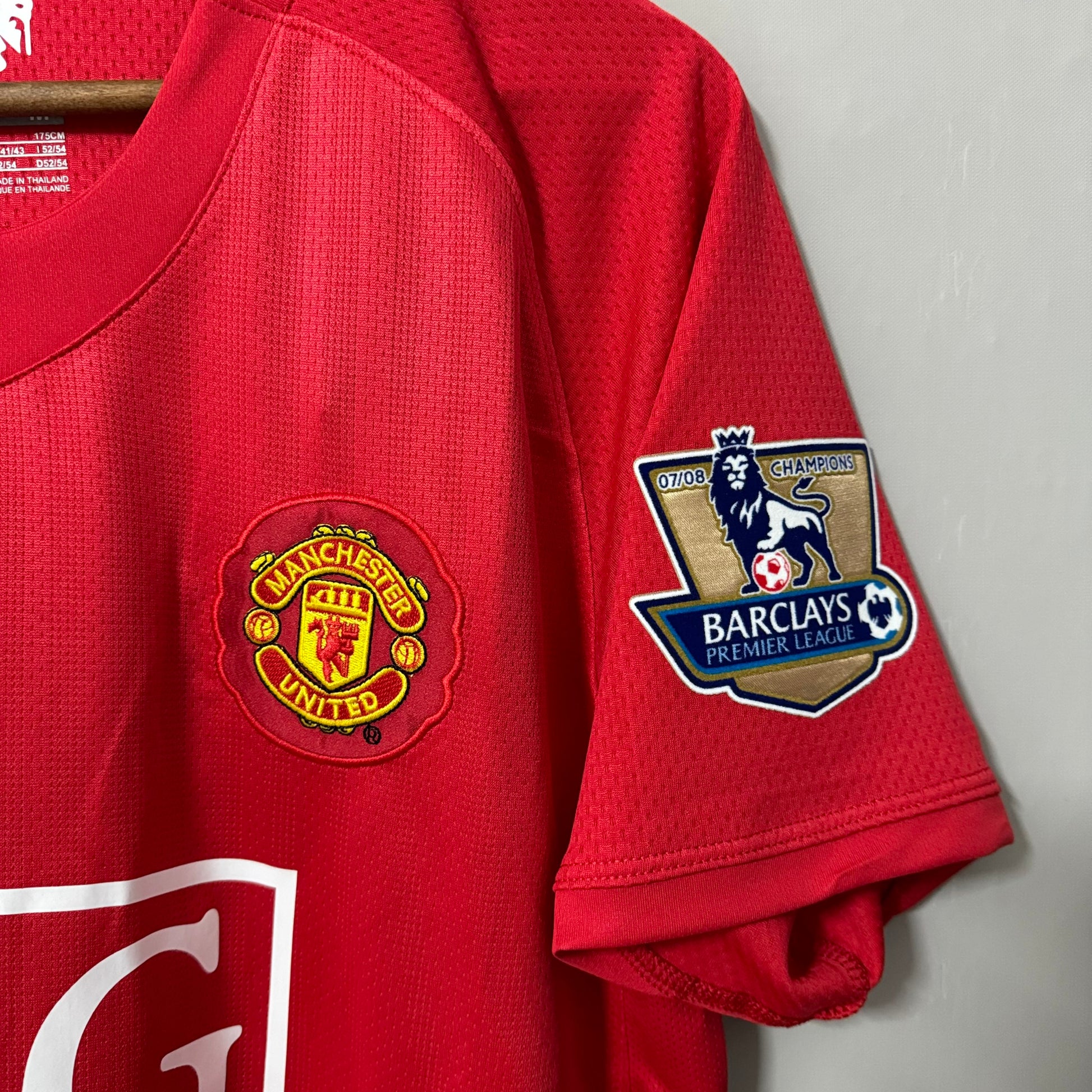 Manchester United 2007/08 Home (League) Retro Jersey