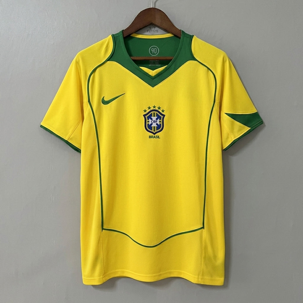 Brazil 2004 Home Retro Jersey
