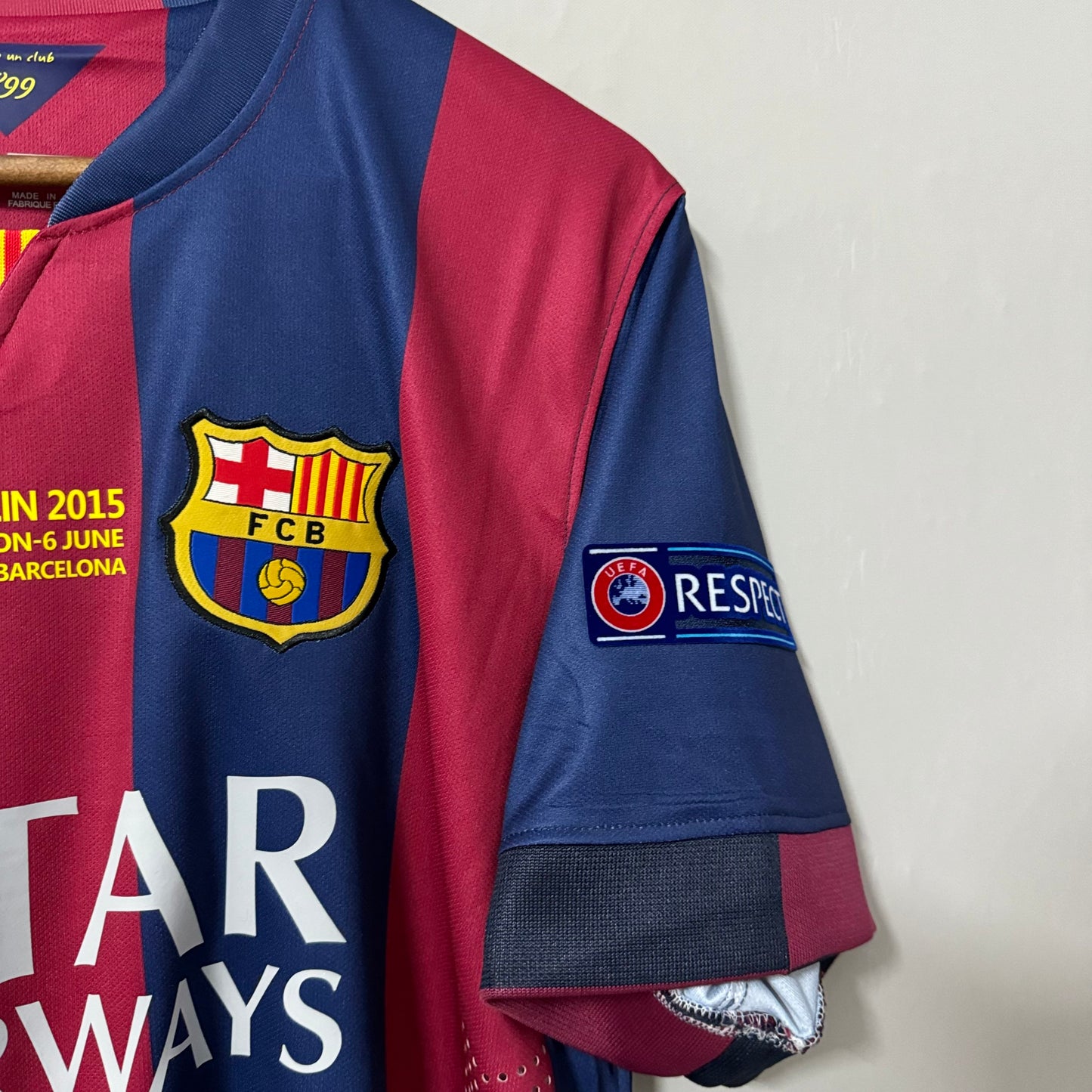 Barcelona 2014/15 Home (UCL Final) Retro Jersey