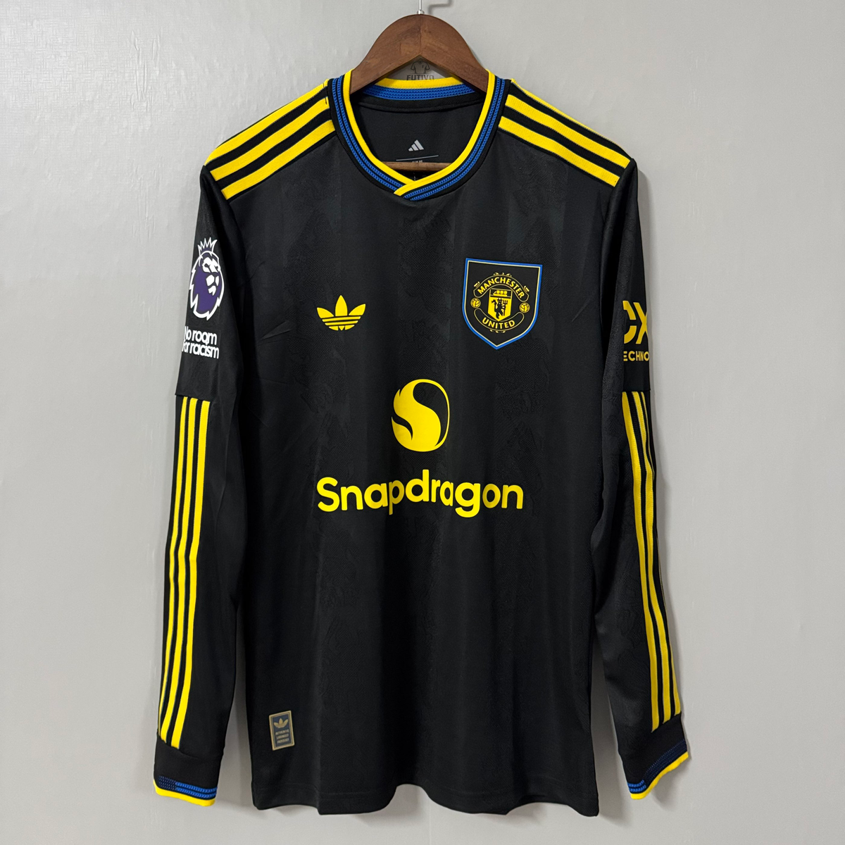 Manchester United 2025/26 Away (Third Kit) Long-Sleeve Jersey – Player Edition