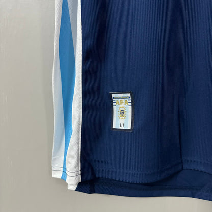 Argentina 1998 World Cup Away Retro Jersey