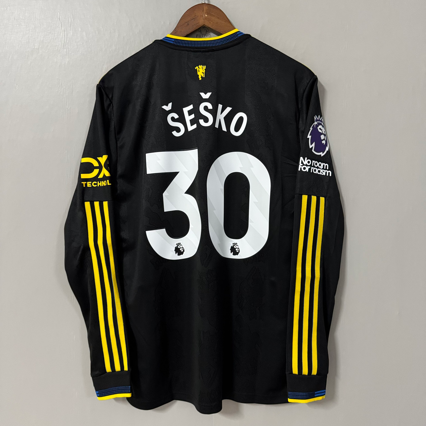 Manchester United 2025/26 Away (Third Kit) Long-Sleeve Jersey – Player Edition