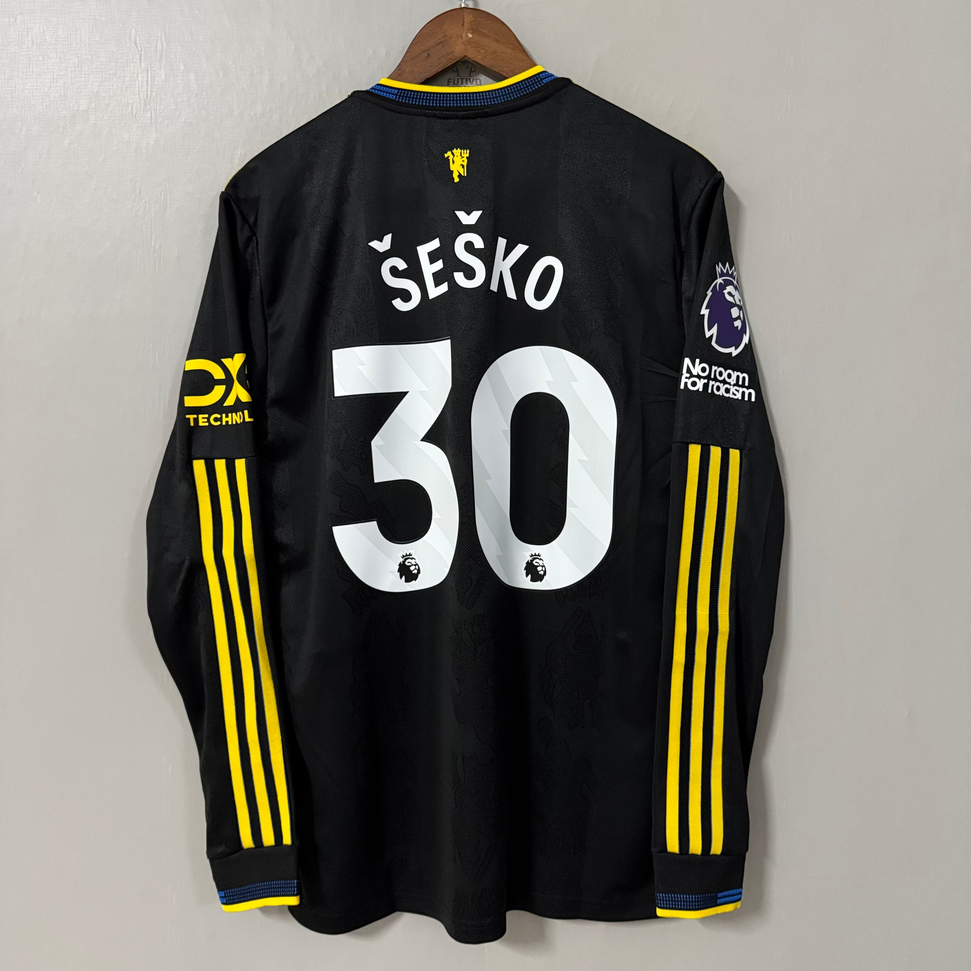 Manchester United 2025/26 Away (Third Kit) Long-Sleeve Jersey – Player Edition