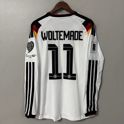 Germany 2026 World Cup Home Long-Sleeve Jersey – Player Edition