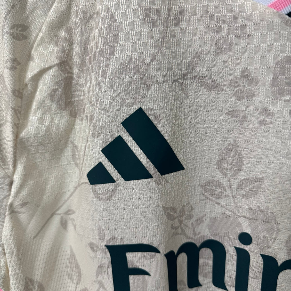 Real Madrid 202627 Cream Floral Special Jersey – Player Edition