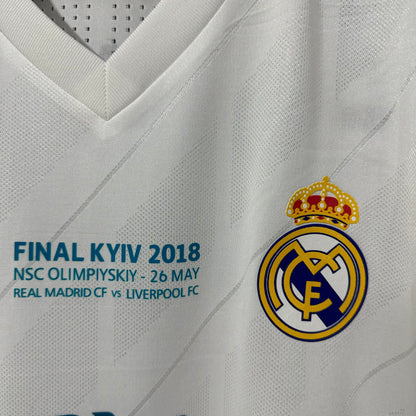 Real Madrid 2017/18 Home (UCL Final) Long-Sleeve Jersey - Player Edition