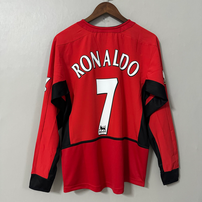 Manchester United 2003/04 Home Long-Sleeve Retro Jersey