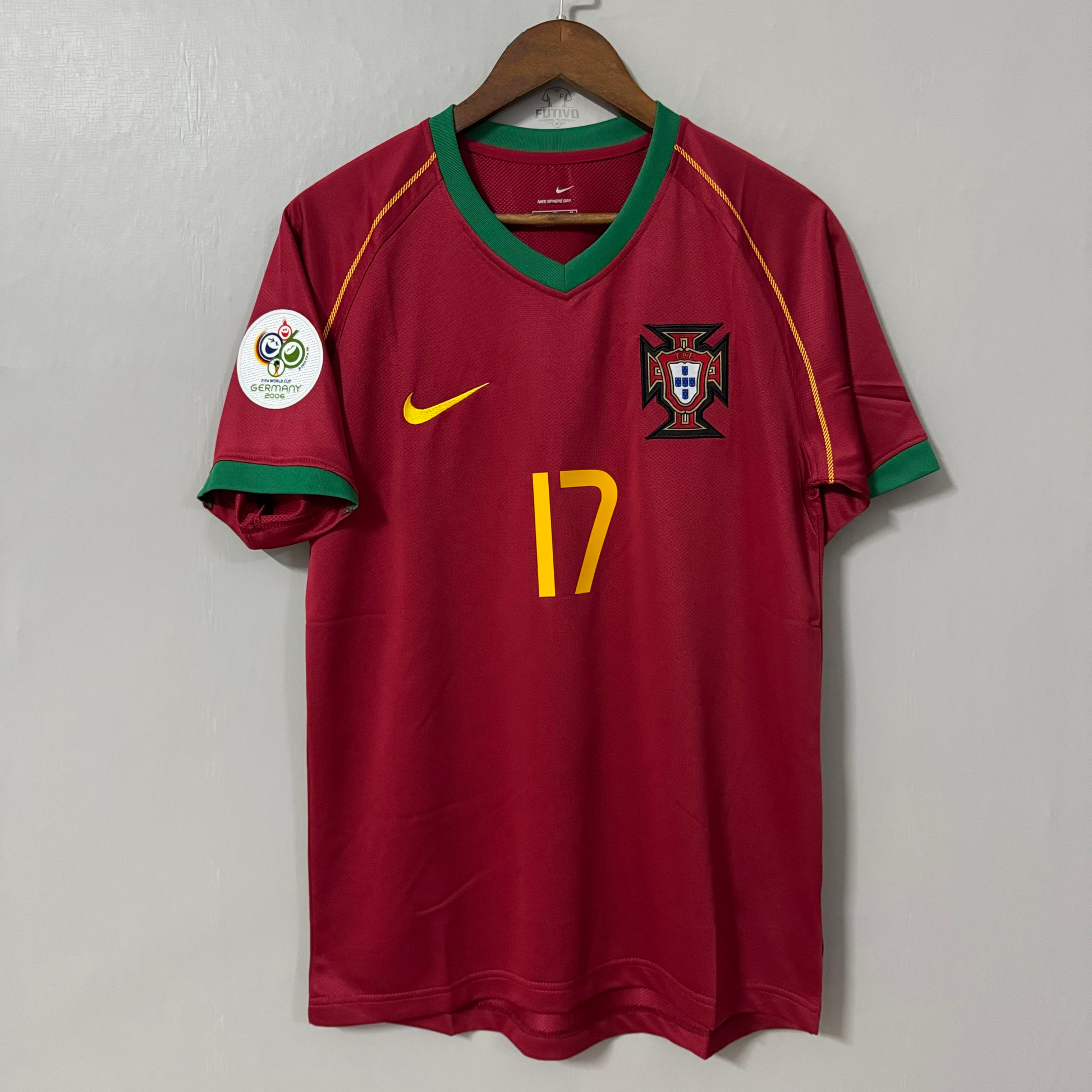 Portugal 2006 World Cup Home Retro Jersey