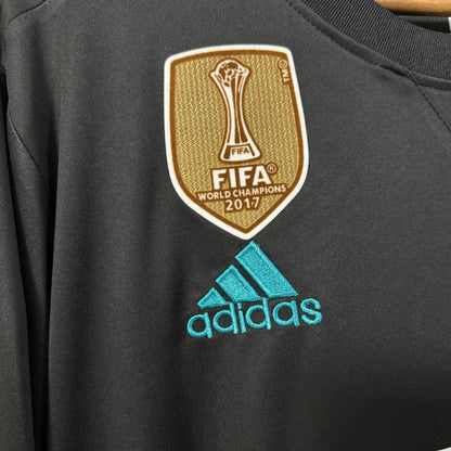 Real Madrid 2017/18 Away Long-Sleeve Retro Jersey
