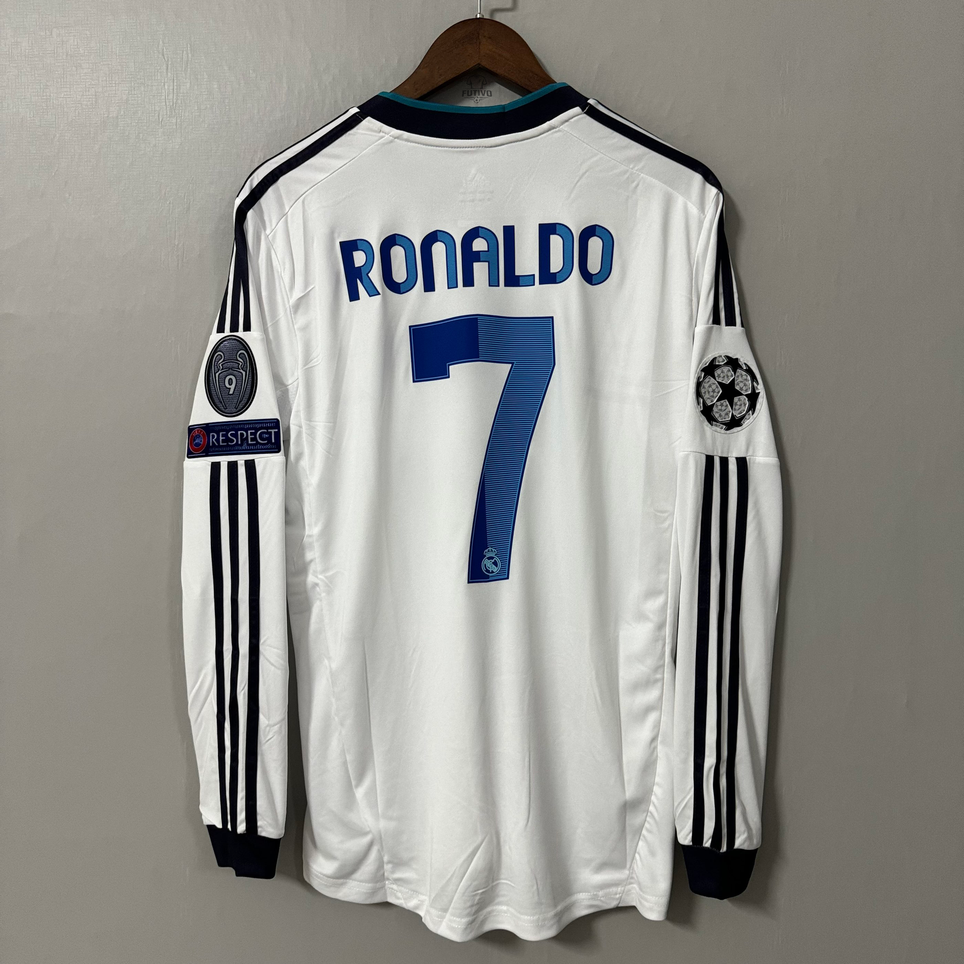 Real Madrid 2012/13 Home Long-Sleeve Retro Jersey