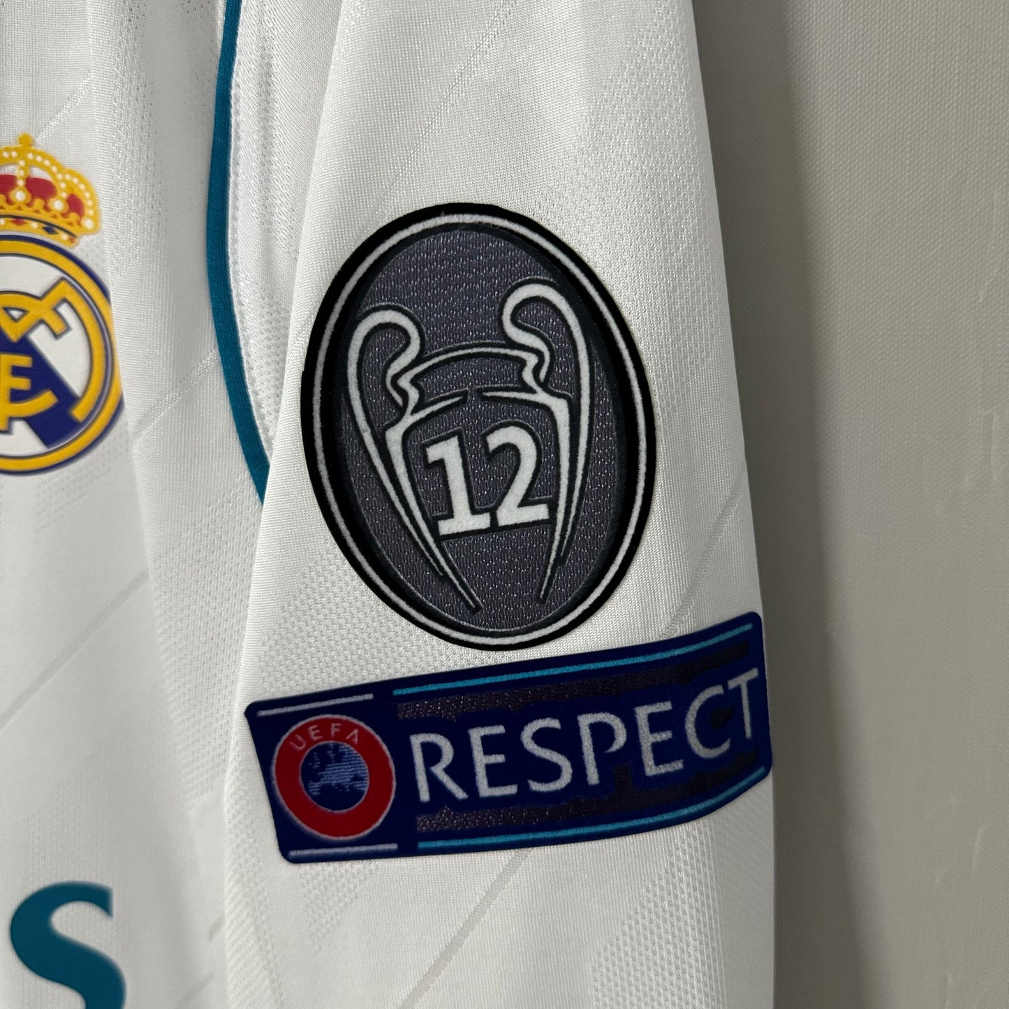 Real Madrid 2017/18 Home (UCL Final) Long-Sleeve Jersey - Player Edition