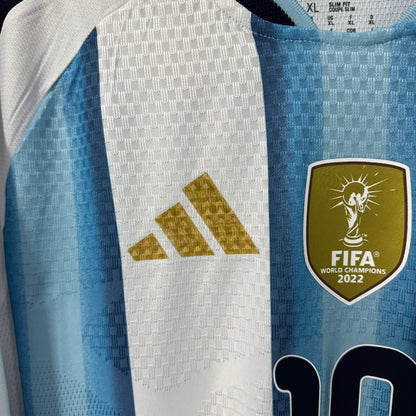 Argentina 2026 World Cup Home Long-Sleeve Jersey – Player Edition