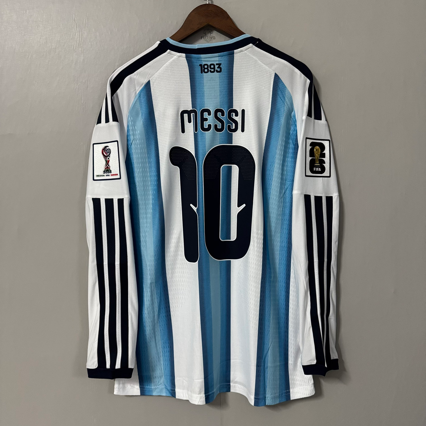 Argentina 2026 World Cup Home Long-Sleeve Jersey – Player Edition