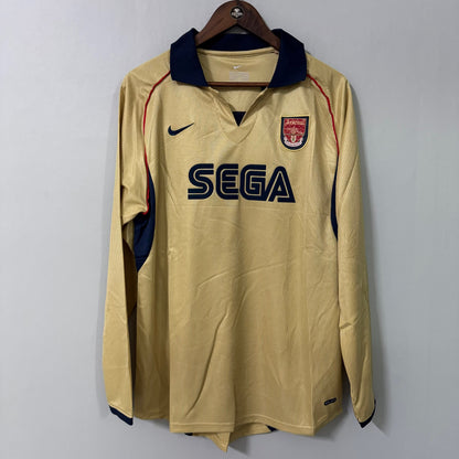 Arsenal 2001/02 Away Long-Sleeve Retro Jersey