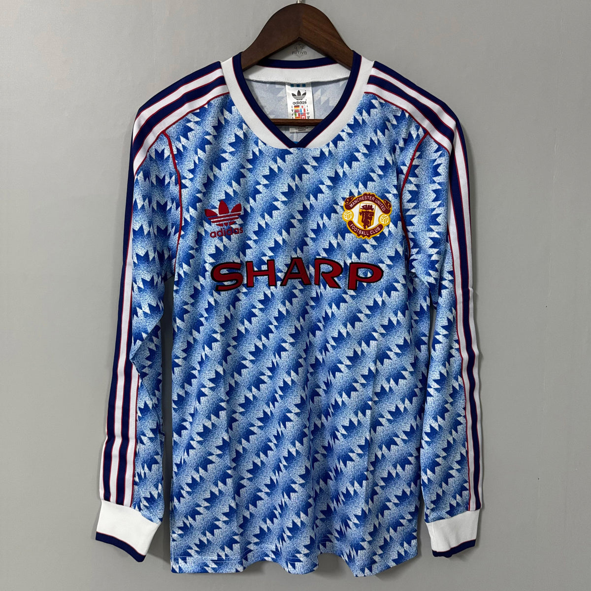 Manchester United 1990/92 Away Long-Sleeve Retro Jersey