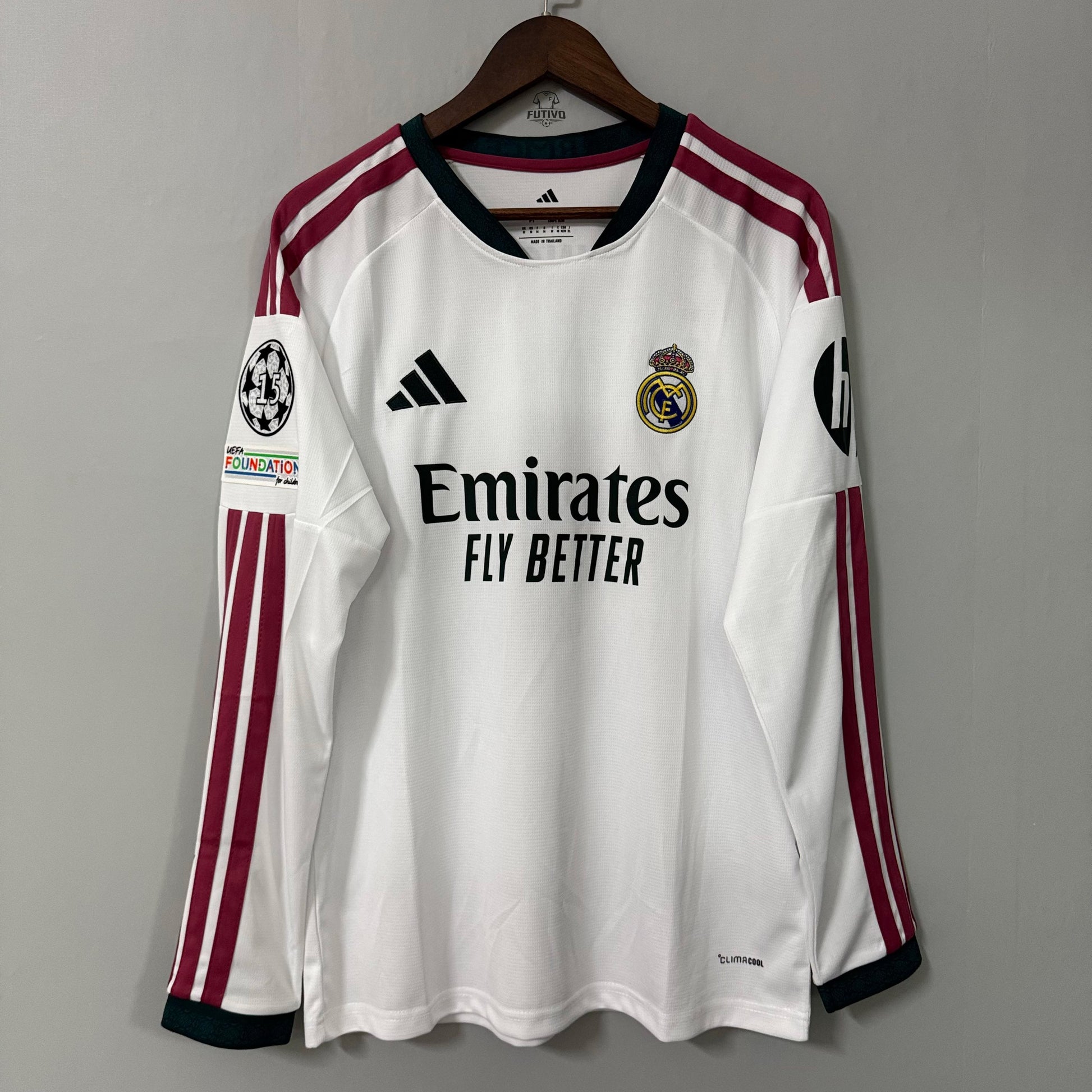 Real Madrid 2026/27 Home Long-Sleeve Jersey