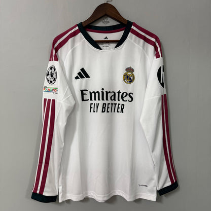 Real Madrid 2026/27 Home Long-Sleeve Jersey