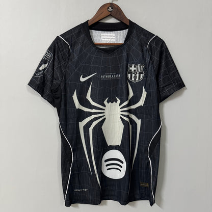 Barcelona x Black Spider Man 2026 Special Jersey – Player Edition