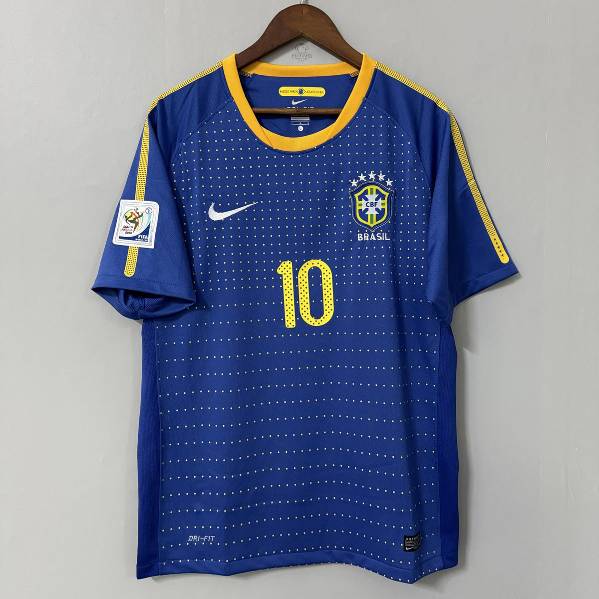 Brazil 2010 World Cup Away Retro Jersey