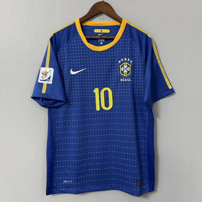 Brazil 2010 World Cup Away Retro Jersey