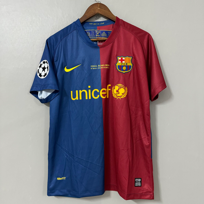 Barcelona 2008/09 Home (UCL Final) Retro Jersey